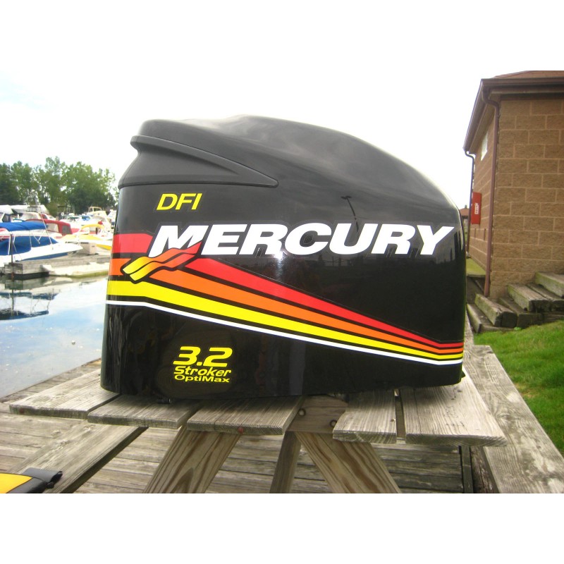 Mercury Racing Decal Kit for 3.2L Stroker Optimax also fits