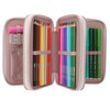 Depesche 13303 TOPModel Summer Feeling Filled 3-Compartment Pencil Case in