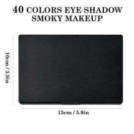 40 Colours Eyeshadow Palette, Brown, Matte and Shimmering Eyeshadow Palette, Make Up Palette, Highly Pigmented, and Mixable, for Beginners and Professionals, for Holiday and Everyday Make-Up