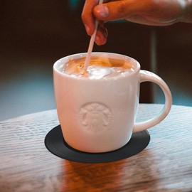 Vintage Vinyl Record Coasters - 6 Pcs of Music-Inspired Drink Coasters, Protect Your Tabletop from Damage