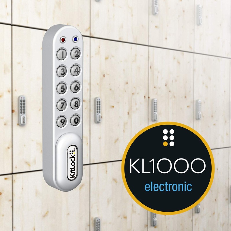 KitLock KL1000 Electronic Lock for Lockers and Furniture Keyless with