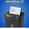 1InTheOffice Paper Shredders Lubricant Sheets 8.5" x 6" Shredder Sharpening
