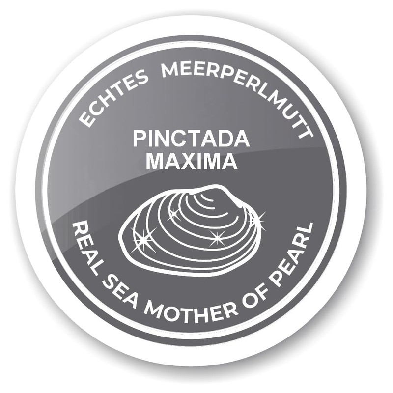 Eierlöffel Perlmutt rund L 11 cm