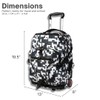 J World New York Lunar Laptop Rolling Backpack, Camo, 19.5"