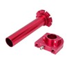 sourcingmap Red Aluminum Alloy 22mm Accelerator Throttle Twist Handlebar Grip