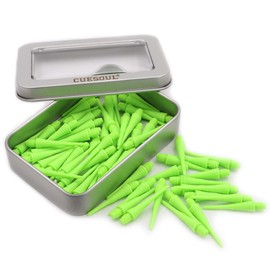 CUESOUL 100 2BA Soft Tip Dart Points (CSSTP012-Light Green)