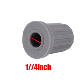 FOGWOWO 60 Pcs 1/4 Inch Barbed Connector End Caps Rubber Plugs for 1/4 Inch Irrigation Tubing System