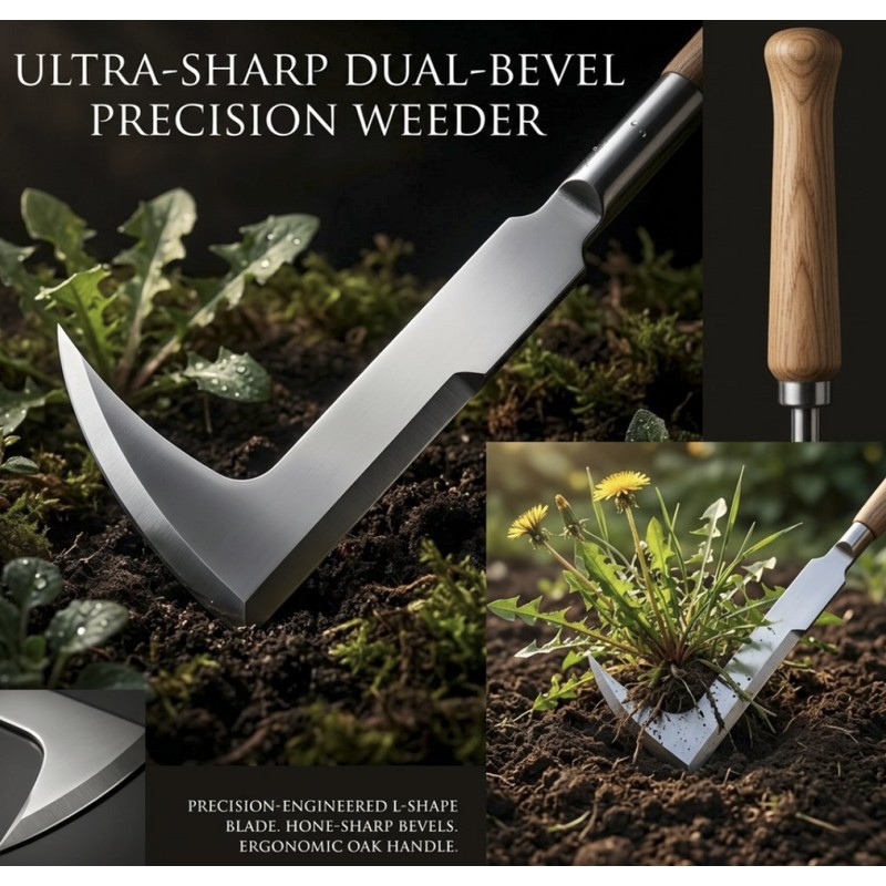 Gap Weeding Tool for Garden & Yard – 13.5-Inch L-Shaped