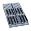 Domax Bamboo In-drawer Knife Block - Knife Drawer Organizer Insert