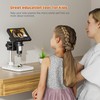 LCD Digital Coin Microscope 1000x Magnification 8 LED Lights PC