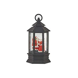 RAZ Imports 2021 Holiday Water Lanterns 10" Santa and Mrs. Claus Musical Lighted Water Lantern