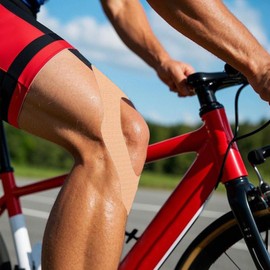 Athletic Tape for Knee - Lightweight Knee Support Tape | 10X Flexible Breathable Waterproof Patch for Added Stability Intense Workouts Rehabilitation Exercises Running High-Intensity Sports