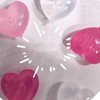 Reusable Ice Cubes, 15 Pcs Heart Shaped Plastic Ice Cubes