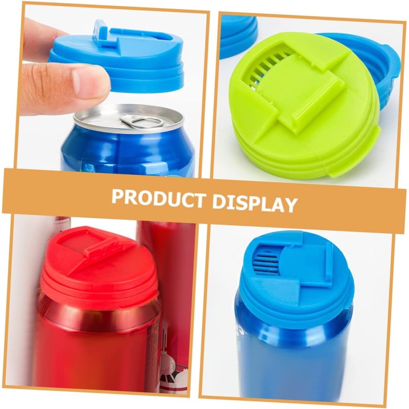 Set de 5 Tapas para Latas de Refresco Reutilizables de