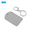 [PATIKIL] Leather Key Chain PU Leather Keychain with Key Ring