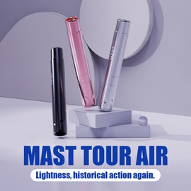 Mast Tour Air Tattoo Machine pen Rotary Tattoo Gun Coreless Motor with 2.3mm stroke length for lips eyebrow, eyeliner, lips, brow, and tattooing (pen)
