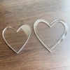 Acrylic Love Heart Cutting Jig Template, Clear Acrylic Router Jig,