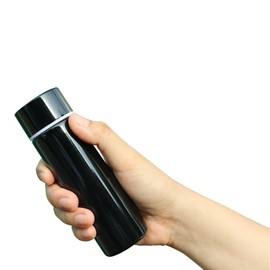 150ml Mini Cute Coffee Vacuum Flasks Insulated Cup Small Capacity Portable Stainless Steel Travel Drink Water Bottle Insulated Cup (Black)