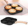4Hole Frying Pot NonStick Egg Pancake Cooking Pan Cookware For