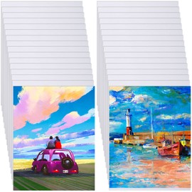 36 Pcs Sublimation Blanks for Picture Frame 8.5 x 11 Inch Double Sided Sublimation Blanks Canvas Printable Inkjet Canvas Pads Heat Transfer Canvas Sheets for Painting DIY Photos Murals Backdrops Craft