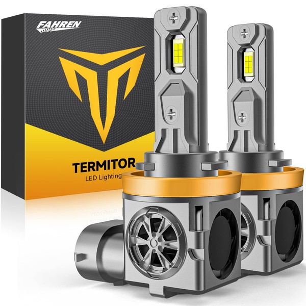 Termitor Upgraded H11 H9 Light Bulbs, 40,000LM 10X Super Brightness,