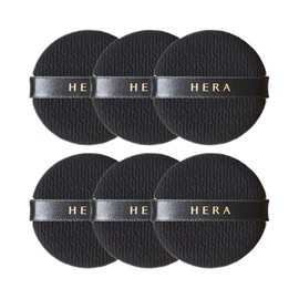 Hera black cushion puff 6 sheets / 헤라 블랙 쿠션 퍼프 6매
