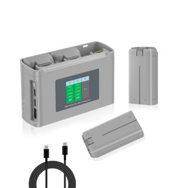 JHTC Mini 2 Battery Hub for DJI Mini 4K/2/SE/SE Drone, 2400mAh, Two-Way Charging