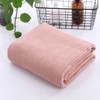 Waffle Towel Blanket and Pad SH1324 Pink 5ea