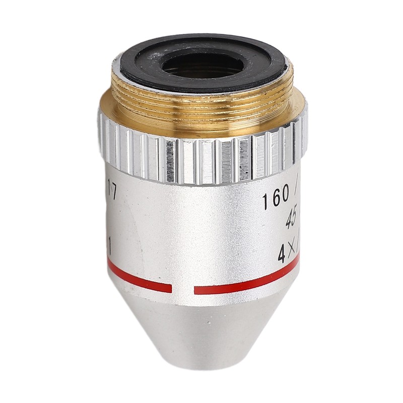 4X Objective Lens 195EP Achromatic Objective Lens Replacement for Biological