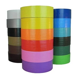 Industrial Duct Tape Waterproof UV Resistant (10.2 mil) 1/2" x 60YD Pack of 1 ROLL White