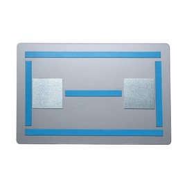 TEICO Single part Austria cover plate for cars, 2-line, number plate holder, changing system/changing number plate
