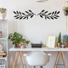 Zhengmy 2 Pieces Metal Tree Leaf Wall Decor Vine Olive