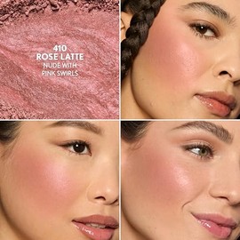 COVERGIRL TruBlend Skin Enhancer - Rubor luminoso horneado, con ácido hialurónico y extracto de rosa blanca, se mezcla sin problemas, rosa latte (desn