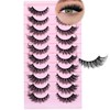 SLSXNL Strip Lashes Natural Cat Eye False Eyelashes Fox Eye