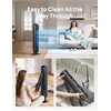 Dreo Tower Fan for Bedroom, 25ft/s Velocity Quiet Floor Fan,