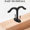 Lemecima 12 Pcs Zinc Alloy Ceiling Double Hook Cabinet Wardrobe