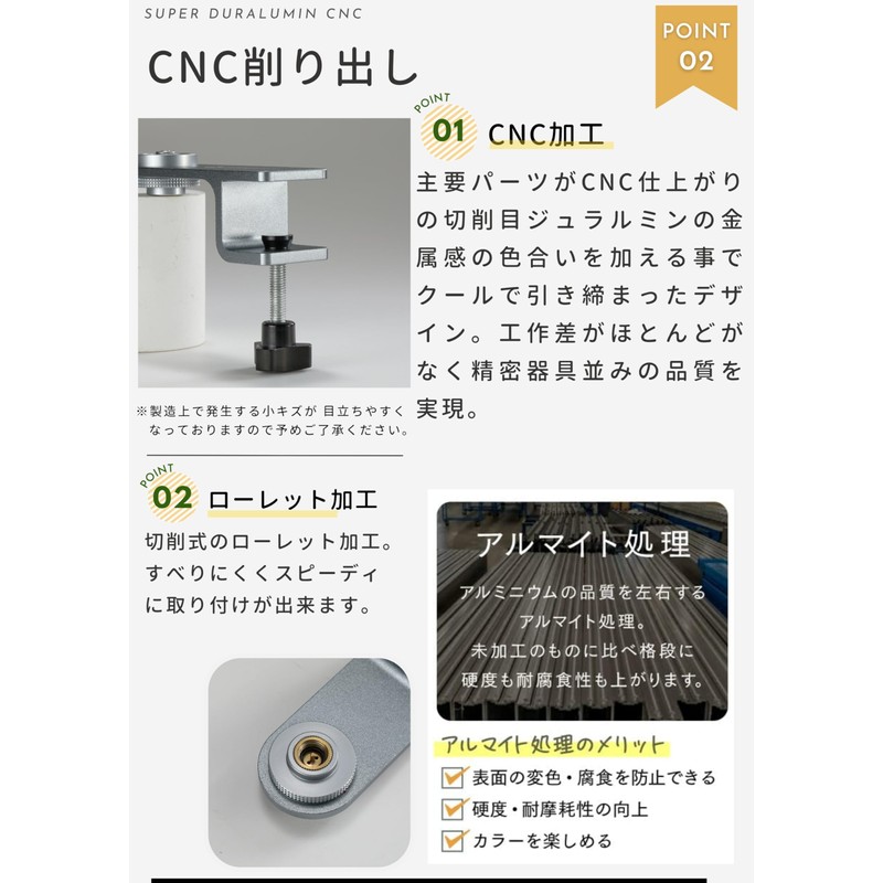 Camping Moon Z18 Table Clamp, Screw-in Type, For OD Cans,