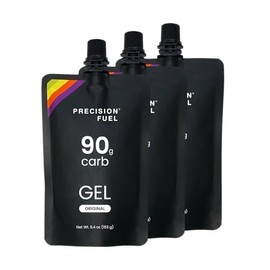 Precision Fuel & Hydration PF 90 Gel – Gel Energético Jumbo con 90g de Carbohidratos | Sabor Neutro | Vegano, Sin Cafeína ni Ingredientes Artificiales