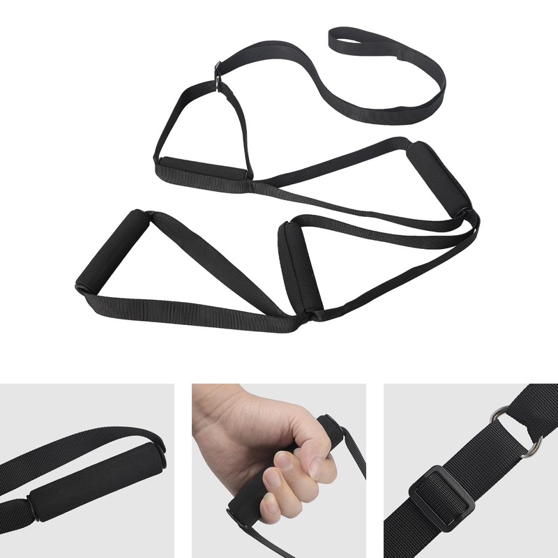 TINAYAUE Bed Rising Aid with Handles, Nylon Bed Rail, Auxiliary