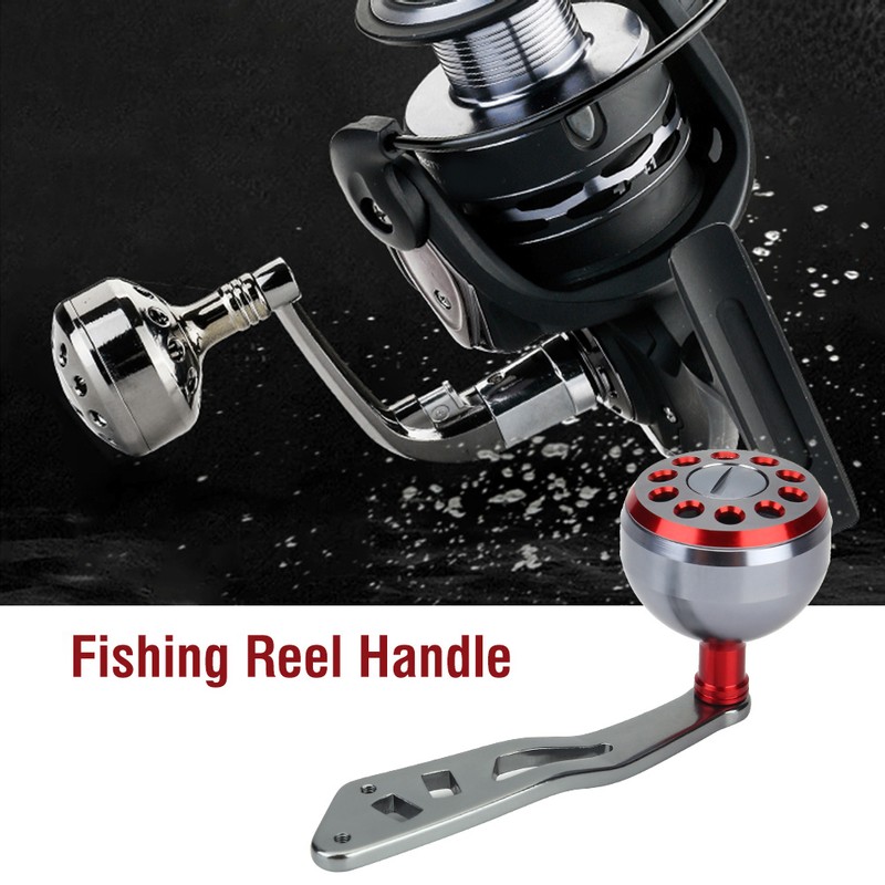 1Pc Durable Metal Handle Part Accessory for Abu Round Baitcast