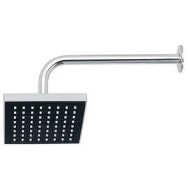 Foset Aqua R-404 Regadera cuadrada 6" acabado cromo con brazo