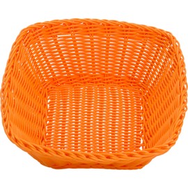Saleen Square Trend Basket, Orange, 23 x 23 x 9 cm