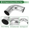 Motoforti 90 Degree Mandrel Exhaust Tube Car Exhaust Pipe Mandrel