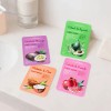8 Mascarillas Faciales, Serum De Natural De Fruta, 0 Aditivo