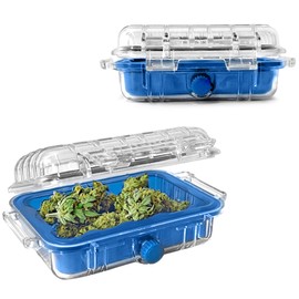FATBOX Smoking Box - Herb Storage Box - Odourless, Shockproof, Water, Air and Dustproof, IP67 Protection Class, Odour-Proof, Ideal for Outdoors, Available in 2 Sizes (16.5 cm x 12 cm x 5.2 cm)