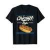 Chicago Hot Dog HotDog Shirt Tourist Summer Souvenir Travel T-Shirt