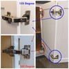 2 of Clip-on Lazy Susan Hinges Full Overlay for Corner