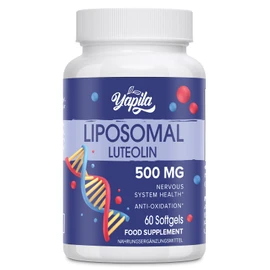 Liposomal Luteolin Capsules 500 mg, Maximum Absorption, High Dose Flavonoid, Antioxidant Supplement, Soy-Free, Non-GMO