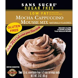 Sans Sucre Mousse Mix Gluten Free, Mocha Cappuccino