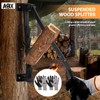 ABX Kindling Splitter, Wall Mounted Log Splitter - Heavy Duty